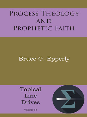cover image of Process Theology and Prophetic Faith